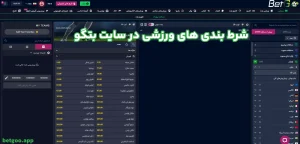 شرط بندی های ورزشی در سایت بتگو